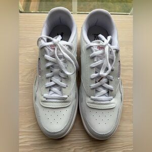REEBOK Court Advance Women's Sneaker White / Rose Gold Size 7